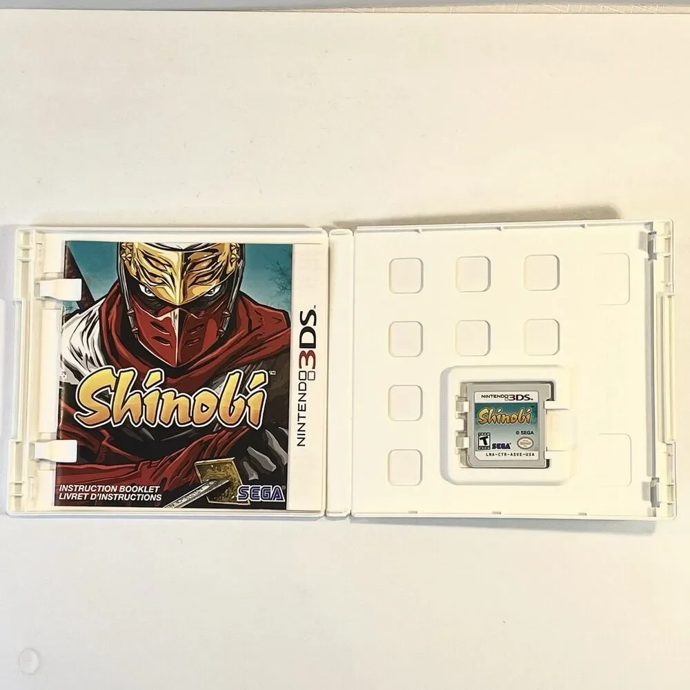 SHINOBI Nintendo 3DS Game With Case And Manual Tested Genuine Fast Ship!